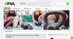 Desktop Screenshot of efia.cz