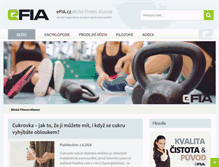 Tablet Screenshot of efia.cz